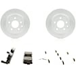 C1393401061 2-Wheel Set Rear Brake Disc and Pad Kit, 291.8 mm QuietCast Series, Includes (1) Brake Pad Set and (2) Brake Disc