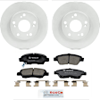 C1394260750 2-Wheel Set Front Brake Disc and Pad Kit, 261.9 mm QuietCast Series, Includes (1) Brake Pad Set and (2) Brake Disc
