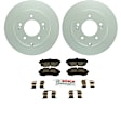 C1398281498 2-Wheel Set Brake Disc and Pad Kit, 284 mm QuietCast Series, Includes (1) Brake Pad Set and (2) Brake Disc