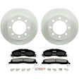C1399161495 2-Wheel Set Front Brake Disc and Pad Kit, 360 mm QuietCast Series, Includes (1) Brake Pad Set and (2) Brake Disc