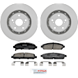 C1401501506 2-Wheel Set Front Brake Disc and Pad Kit, 324 mm QuietCast Series, Includes (1) Brake Pad Set and (2) Brake Disc
