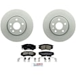 C1404251437 2-Wheel Set Front Brake Disc and Pad Kit, 321 mm QuietCast Series, Includes (1) Brake Pad Set and (2) Brake Disc
