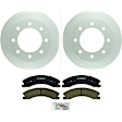 C1411250543 2-Wheel Set Rear Brake Disc and Pad Kit, 330 mm QuietCast Series, Includes (1) Brake Pad Set and (2) Brake Disc