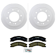 C1411251467 2-Wheel Set Brake Disc and Pad Kit, 355 mm QuietCast Series, Includes (1) Brake Pad Set and (2) Brake Disc
