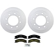 C1411251468 2-Wheel Set Brake Disc and Pad Kit, 354.9 mm QuietCast Series, Includes (1) Brake Pad Set and (2) Brake Disc