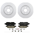 C1422251449 2-Wheel Set Front Brake Disc and Pad Kit, 345 mm QuietCast Series, Includes (1) Brake Pad Set and (2) Brake Disc