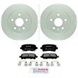 C1430A251438 2-Wheel Set Rear Brake Disc and Pad Kit, 315 mm QuietCast Series, Includes (1) Brake Pad Set and (2) Brake Disc