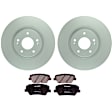 C1432321460 2-Wheel Set Front Brake Disc and Pad Kit, 320 mm QuietCast Series, Includes (1) Brake Pad Set and (2) Brake Disc