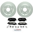 C1439281497 2-Wheel Set Rear Brake Disc and Pad Kit, 302 mm QuietCast Series, Includes (1) Brake Pad Set and (2) Brake Disc