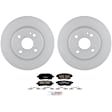 C1454A341589 2-Wheel Set Front Brake Disc and Pad Kit, 257.9 mm QuietCast Series, Includes (1) Brake Pad Set and (2) Brake Disc