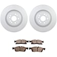 C1455361595 2-Wheel Set Front Brake Disc and Pad Kit, 350 mm QuietCast Series, Includes (1) Brake Pad Set and (2) Brake Disc