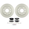 C1456141492 2-Wheel Set Brake Disc and Pad Kit, 252.8 mm QuietCast Series, Includes (1) Brake Pad Set and (2) Brake Disc