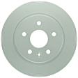 C1468251462 2-Wheel Set Rear Brake Disc and Pad Kit, 267.9 mm QuietCast Series, Includes (1) Brake Pad Set and (2) Brake Disc