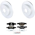 C1498161491 2-Wheel Set Rear Brake Disc and Pad Kit, 330 mm QuietCast Series, Includes (1) Brake Pad Set and (2) Brake Disc