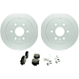 C1507250701 2-Wheel Set Rear Brake Disc and Pad Kit, 331 mm QuietCast Series, Includes (1) Brake Pad Set and (2) Brake Disc