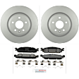 C1508201505 2-Wheel Set Front Brake Disc and Pad Kit, 325 mm QuietCast Series, Includes (1) Brake Pad Set and (2) Brake Disc