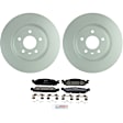 C1508201511 2-Wheel Set Front Brake Disc and Pad Kit, 325 mm QuietCast Series, Includes (1) Brake Pad Set and (2) Brake Disc