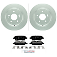 C1551281491 2-Wheel Set Rear Brake Disc and Pad Kit, 314.3 mm QuietCast Series, Includes (1) Brake Pad Set and (2) Brake Disc