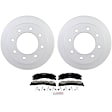C1565251468 2-Wheel Set Brake Disc and Pad Kit, 354.9 mm QuietCast Series, Includes (1) Brake Pad Set and (2) Brake Disc