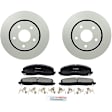 C1589161440 2-Wheel Set Front Brake Disc and Pad Kit, 301.8 mm QuietCast Series, Includes (1) Brake Pad Set and (2) Brake Disc