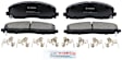 C1589161529 2-Wheel Set Front Brake Disc and Pad Kit, 330 mm QuietCast Series, Includes (1) Brake Pad Set and (2) Brake Disc