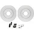 C1593281581 2-Wheel Set Front Brake Disc and Pad Kit, 255.9 mm QuietCast Series, Includes (1) Brake Pad Set and (2) Brake Disc