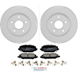 C1596161528 2-Wheel Set Rear Brake Disc and Pad Kit, 328 mm QuietCast Series, Includes (1) Brake Pad Set and (2) Brake Disc