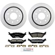 C1602201538 2-Wheel Set Rear Brake Disc and Pad Kit, 348.2 mm QuietCast Series, Includes (1) Brake Pad Set and (2) Brake Disc
