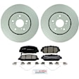 C1625261548 2-Wheel Set Front Brake Disc and Pad Kit, 311.5 mm QuietCast Series, Includes (1) Brake Pad Set and (2) Brake Disc