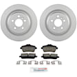 C1630361643 2-Wheel Set Rear Brake Disc and Pad Kit, 330 mm QuietCast Series, Includes (1) Brake Pad Set and (2) Brake Disc
