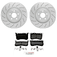 C1634361597 2-Wheel Set Front Brake Disc and Pad Kit, 360 mm QuietCast Series, Includes (1) Brake Pad Set and (2) Brake Disc
