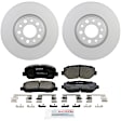 C1640161568 2-Wheel Set Front Brake Disc and Pad Kit, 305 mm QuietCast Series, Includes (1) Brake Pad Set and (2) Brake Disc