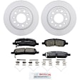 C1647161619 2-Wheel Set Rear Brake Disc and Pad Kit, 263.9 mm QuietCast Series, Includes (1) Brake Pad Set and (2) Brake Disc