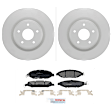 C1649401583 2-Wheel Set Front Brake Disc and Pad Kit, 320 mm QuietCast Series, Includes (1) Brake Pad Set and (2) Brake Disc