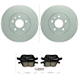 C1653201540 2-Wheel Set Front Brake Disc and Pad Kit, 300 mm QuietCast Series, Includes (1) Brake Pad Set and (2) Brake Disc