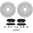 C1659251454 2-Wheel Set Rear Brake Disc and Pad Kit, 315 mm QuietCast Series, Includes (1) Brake Pad Set and (2) Brake Disc
