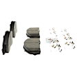C1691201621 2-Wheel Set Rear Brake Disc and Pad Kit, 363 mm QuietCast Series, Includes (1) Brake Pad Set and (2) Brake Disc