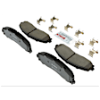 C1691201621 2-Wheel Set Rear Brake Disc and Pad Kit, 363 mm QuietCast Series, Includes (1) Brake Pad Set and (2) Brake Disc