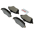 C1694361596 2-Wheel Set Front Brake Disc and Pad Kit, 320 mm QuietCast Series, Includes (1) Brake Pad Set and (2) Brake Disc
