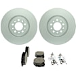 C1709161530 2-Wheel Set Front Brake Disc and Pad Kit, 330 mm QuietCast Series, Includes (1) Brake Pad Set and (2) Brake Disc