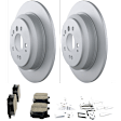 C1724261619 2-Wheel Set Rear Brake Disc and Pad Kit, 330 mm QuietCast Series, Includes (1) Brake Pad Set and (2) Brake Disc