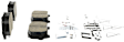 C1724261619 2-Wheel Set Rear Brake Disc and Pad Kit, 330 mm QuietCast Series, Includes (1) Brake Pad Set and (2) Brake Disc