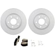 C1728341592 2-Wheel Set Front Brake Disc and Pad Kit, 295 mm QuietCast Series, Includes (1) Brake Pad Set and (2) Brake Disc