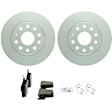 C1761141491 2-Wheel Set Brake Disc and Pad Kit, 271.8 mm QuietCast Series, Includes (1) Brake Pad Set and (2) Brake Disc