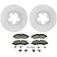 C1774201575 2-Wheel Set Brake Disc and Pad Kit, 308 mm QuietCast Series, Includes (1) Brake Pad Set and (2) Brake Disc