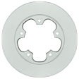 C1775201626 2-Wheel Set Rear Brake Disc and Pad Kit, 308 mm QuietCast Series, Includes (1) Brake Pad Set and (2) Brake Disc