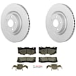 C1784531486 2-Wheel Set Front Brake Disc and Pad Kit, 352 mm QuietCast Series, Includes (1) Brake Pad Set and (2) Brake Disc