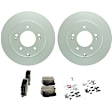 C1804281498 2-Wheel Set Brake Disc and Pad Kit, 284 mm QuietCast Series, Includes (1) Brake Pad Set and (2) Brake Disc