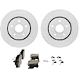C1904161493 2-Wheel Set Front Brake Disc and Pad Kit, 330 mm QuietCast Series, Includes (1) Brake Pad Set and (2) Brake Disc