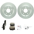 C1916281497 2-Wheel Set Rear Brake Disc and Pad Kit, 302 mm QuietCast Series, Includes (1) Brake Pad Set and (2) Brake Disc